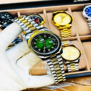 GMT Master Watch Gold & Green